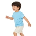 thumbnail image 5 of GiLiling Toddler T Shirts Cotton Summer Basic T Shirts Boys Girls Tee Undershirt Short Sleeve Crew Neck Shirt (Light Blue, 2-3 Years), 5 of 5