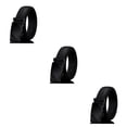 thumbnail image 1 of Cinturón de negocios para hombre Qarigey negro con hebilla automática 110-130 CM, 1 of 6