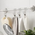 thumbnail image 5 of Clothes Pins,Happon 12 Pack Stainless Steel Metal Long Tail Clip with Hooks,Metal Spring Clips with Hooks Hanging Universal Clips for Kitchen Bathroom Office, 5 of 8