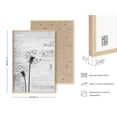 thumbnail image 3 of HAUS AND HUES Dandelion Wall Art - Botanical Poster, Plant Pictures Wall Art, Dandelion Artwork, Wish Wall Art, Vintage Dandelion Pictures for Living Room Dandelion Art Print (Framed Beige 24x36), 3 of 6