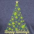 thumbnail image 3 of CafePress - Spider Christmas Tree T Shirt - Mens Tri-blend T-Shirt, 3 of 4