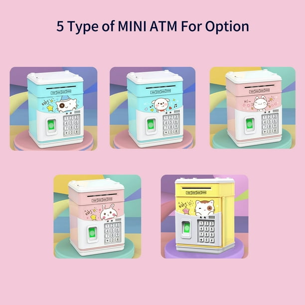 Tirelire électronique rose pour enfant Mini ATM Jouet Véritable tirelire avec mot de passe à empreinte digitale Tirelire Coffre-fort Cadeau de Noël Nouvel An acheter à prix bas - livraison gratuite, avis Tirelire électronique rose pour enfant Mini ATM Jouet Véritable tirelire avec mot de passe à empreinte digitale Tirelire Coffre-fort Cadeau de Noël Nouvel An acheter à prix bas - livraison gratuite, avis