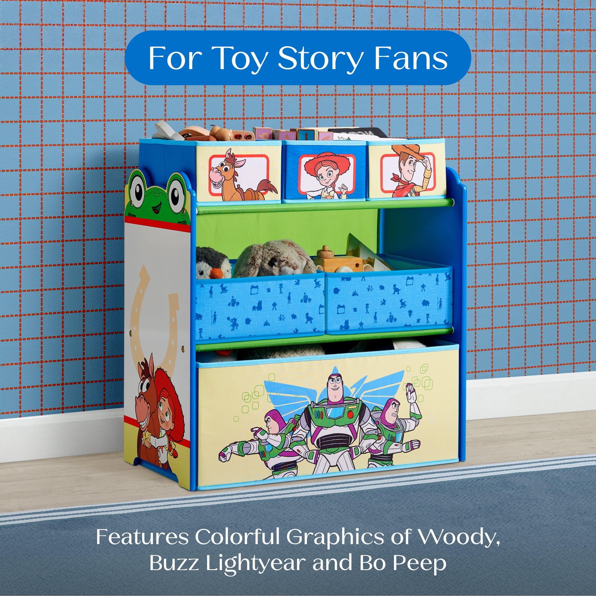Toy Story Design & Store 6 Bin Toy Storage Organizer by Delta Children