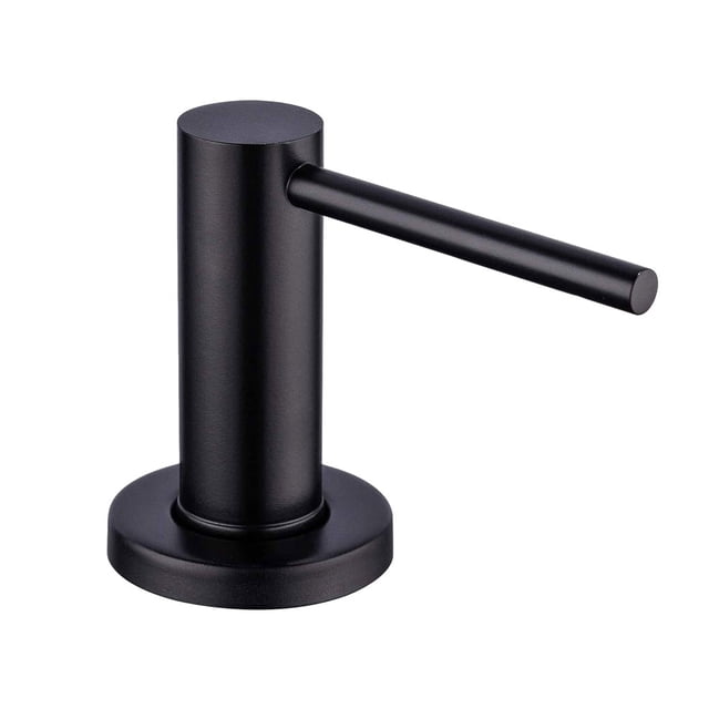 Inteprter Dispensador De Jabón Líquido De Amplia Compatibilidad Para Fregadero De Cocina Dispensador De Detergente Fácil De Limpiar Negro Type3 NO3