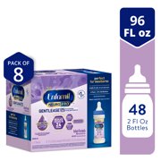 Enfamil NeuroPro Gentlease Liquid Baby Formula, For Fussiness, Crying, Gas, Spit-up, & Soft Stools, 2 Fl Oz, 48 Liquid Bottles