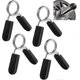 thumbnail image 1 of Spring Clamp Rings, 1" (25mm) for Smooth Dumbbell Handles or Standard Weight Lifting Barbells (4-Pack), 1 of 5