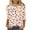 Multicolor Plus Size Blouse for Women_t, variant on CYMMPU Blouses for Women Dressy Casual Round Neck 3/4 Sleeve Floral Printed Loose Fit Summer Trendy Shirts Tunic Tops Spring Tops Lightweight Basic Tees 12