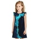 thumbnail image 1 of Fotbe Blue Marble And Gold Vestido de Dormir para Niñas de 3 a 10 Años, Mangas Cortas, Estilo Princesa, Pijama Camisón con Mangas Voladas-Small, 1 of 6