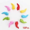 10PCS Pen Pencil Dolphin Grip Kids Handwriting Comfort Aid Right Left Handed Fish