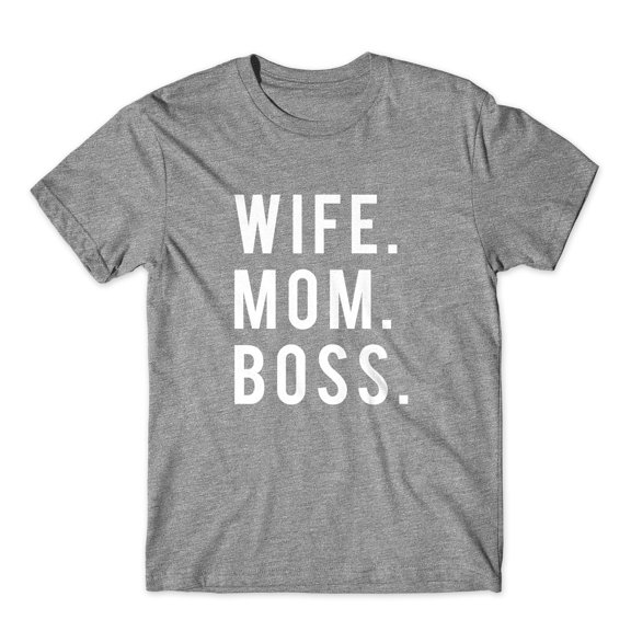 Wife Mom Boss 100% Cotton Premium T-Shirt