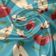 thumbnail image 5 of Ambesonne Fruits Window Valance, Red Delicious Apples Motif, 54" X 12", Cream Blue and Ruby, 5 of 5