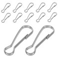 thumbnail image 4 of Miangastore 30 Pcs Crochets à Pression pour Mât de Drapeau Accessoires en Acier Inoxydable Clips de Drapeau de Jardin Crochets de Bannière pour Mât de Drapeau Pièces de Mât de Drapeau, 4 of 8