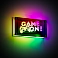 thumbnail image 2 of BrightSide "Game On!" RGBIC Wall Mounted Neon Sign - 11.8" Width x 5.9" Height, Glossy Finish, 2 of 8