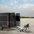 thumbnail image 4 of Gymax Aluminum 3' - 5' Adjustable Non-skid Loading Wheelchair Telescoping Track Ramp, 4 of 9