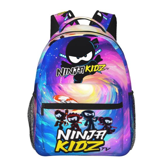 Ninja Kidz Backpack Lightweight Bookbag Casual Daypack For Women Men Travel Laptop Bag Multifunctional Bag