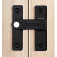 thumbnail image 2 of Cerradura para puerta corrediza, pestillo para puerta de granero, hebilla con gancho y ojo, cerradura para puerta de valla de madera, 2 of 5