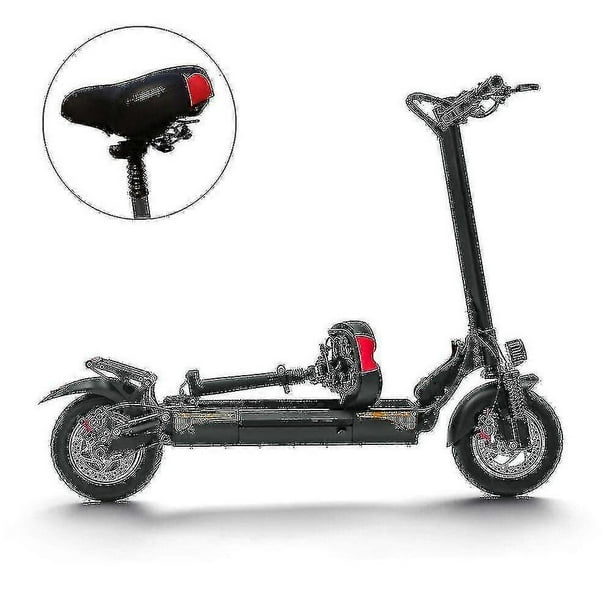48v Scooter Saddle Seat Professional Breathable Adjustable Shock Absorbing Folding Electric Scooter Chair Cushion For L6 The Best One-yezi