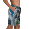 thumbnail image 3 of Spirited Away Mens Swim Trunks Quick Dry Board Shorts with Mesh Lining Beach Shorts Swimwear Bathing Suits, 3 of 7