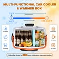 thumbnail image 6 of ADVWIN 32 Qt (30L) Electric Car Cooler & Warmer with Pockets, Ice Pack Divider, Removable Lid, Locking Handle, Wheels, AC/DC, 6 of 9