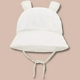 thumbnail image 2 of EnJoCho Baby Boy And Girl Cute Sun Hat Cartoon Bear Ears Fisherman's Hat Sun Hat Beach Cap For 3 To 12 Months Kids Casual Fashion Headwear Accessories, 2 of 3
