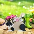 thumbnail image 4 of Garden Decor Garden Tools Indoor And Outdoor Garden Ornaments Animal Flower Pots Garden Art And Craft Decorations Cat Flower Pots Potted Planters Wood 11.81*7.87*1.97 Inch (Clearance)Flower Pots, 4 of 4