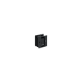 thumbnail image 2 of Deltana SDP25U19 Pocket Lock; 2-1/2" x 2-3/4" Passage; Black Finish, 2 of 2