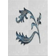 thumbnail image 1 of Ahgly Company Machine Washable Indoor Rectangle Transitional Roman Silver Gray Area Rugs, 7' x 9', 1 of 7