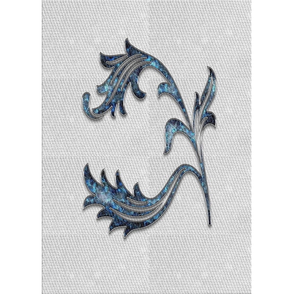 Ahgly Company Machine Washable Indoor Rectangle Transitional Roman Silver Gray Area Rugs, 5' x 7'