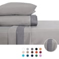 thumbnail image 1 of Juego de Sábanas Individual 2800 Hilos Extra Suave Premium Cenefa Europea Soft Nature, 1 of 5