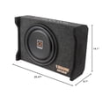 thumbnail image 5 of Alphasonik As12Df Sub Woofer Plano Cerrado De 12 Pulgadas, 1500 Vatios, 4 Ohmios, Montaje Superficial, Para Espacios Reducidos En Automóviles Y Camiones, Subwoofer Delgado Y Cargado, Caja De Graves Se, 5 of 5
