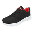 thumbnail image 1 of HBFAGFB Espadrilles pour Hommes Chaussures Décontractées à Lacets Confortables et Respirantes Espadrilles de Course Rouges Taille 41, 1 of 6