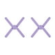 thumbnail image 1 of Matsuzay Alfombrilla resistente al calor Aislamiento cruzado de comedor Mantel individual Posavasos Plegable Púrpura Violeta 2piezas Matsuzay CBP193196, 1 of 1
