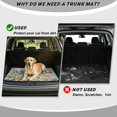 thumbnail image 4 of DISNIMO Car Trunk Liner for SUV Sparrow Flower Printed All Weather Cargo Liner Floor Mat Heavy Duty Anti-Slip Trunk Mat Stylish Rear Cargo Cover Fits for SUV Truck Sedan, 4 of 7