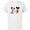 White, variant on Disney Mickey and Minnie Mouse Easter Bunnies - Short Sleeve Cotton T-Shirt for Adults - Customized-Black