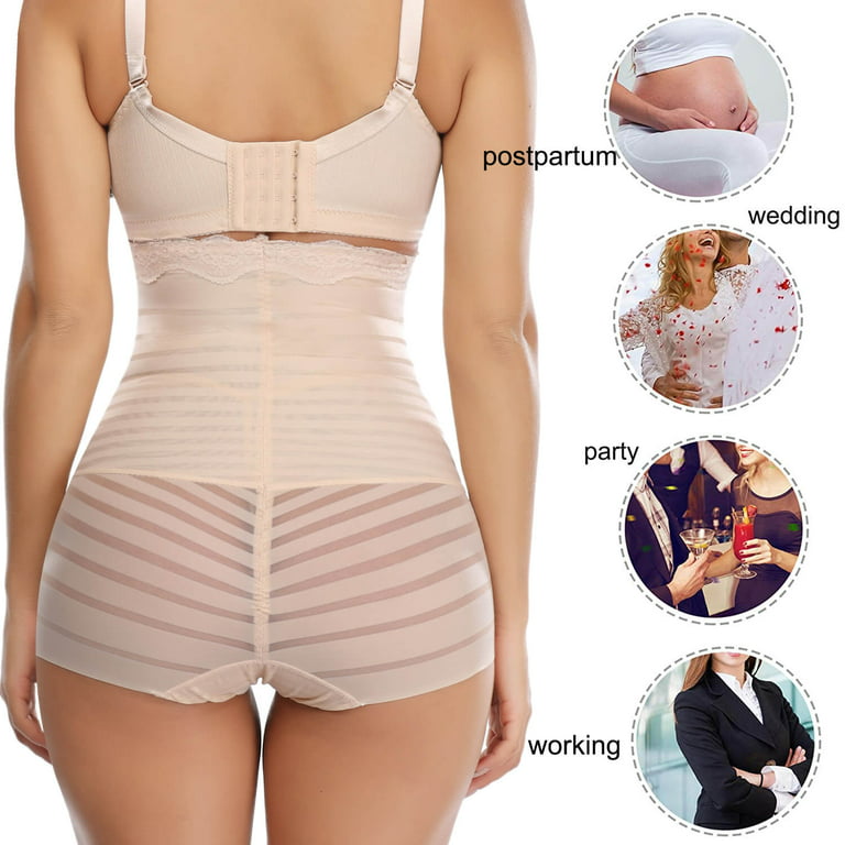 VASLANDA Women Tummy Control Shapewear High Waist Smooth Panties Briefs  Seamless Slimming Body Shaper Underwear