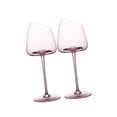 thumbnail image 1 of Copas de vino, copa de cristal, copas de vino rosa, cristalería de vino, para el regalo de la madre, boda, aniversario de boda único, 240 mm Sunnimix Copas de champán, 1 of 8