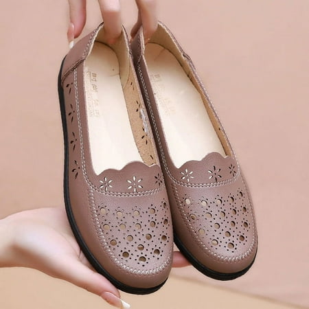 

Mother‘s Sandals Summer Breathable Fashion Hollow Shoes Soft Sole Non-slip Middle-aged Women‘s Shoes Elderly Hole Shoes