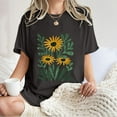 thumbnail image 4 of Faldas Cortas para Mujeres, Impresión de Flores Casual Oversized Camiseta de Manga Corta Top Hecho de 95% Poliéster 5% Spandex para Primavera Verano, Falda Corta de Verano, 4 of 7