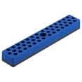 thumbnail image 2 of Soporte para puntas hexagonales de 1/4" (7 x 1,2 pulgadas) para taladros y fresadoras. Accesorio robusto y versátil con base de 43 ranuras. Azul, 2 of 8