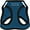 Harness (Blue/Black Trim), variant on Voyager Step-In Air Mesh Dog Harness by Best Pet Supplies