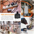 thumbnail image 5 of Uxcell 5PCS 16A Interruptores Automáticos Térmicos, 125/250V AC, 32V DC Protector de Sobrecarga de Botón Manual con Tapas Impermeables y Terminales de Conector Rápido, 5 of 5