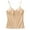 Khaki, variant on lmcalzta Womens Camisole Adjustable Spaghetti Strap Tank Tops Basic Undershirts Soft Base Layering Tops