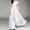 *White, variant on U Women's Solid Color V Neck Short Sleeve Tunic Chiffon Dress, Fashion Casual Summer Flowy Maxi Dress White,Womens Plus L