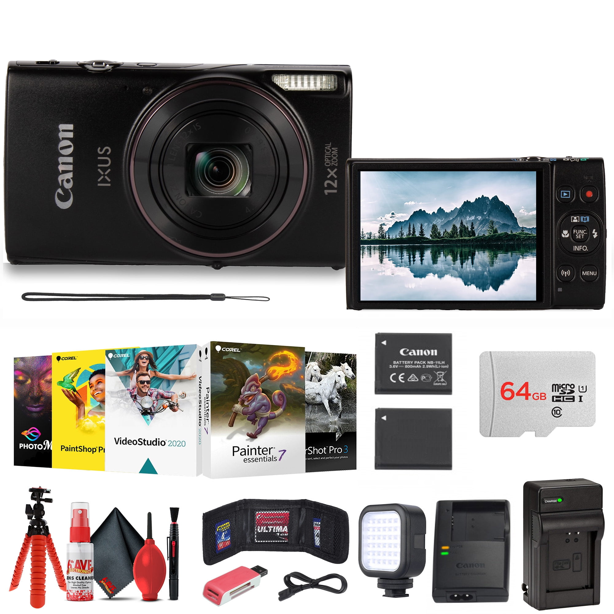 Canon Powershot SX400 IS 16.0 MP Camera with 30x Optical Zoom
