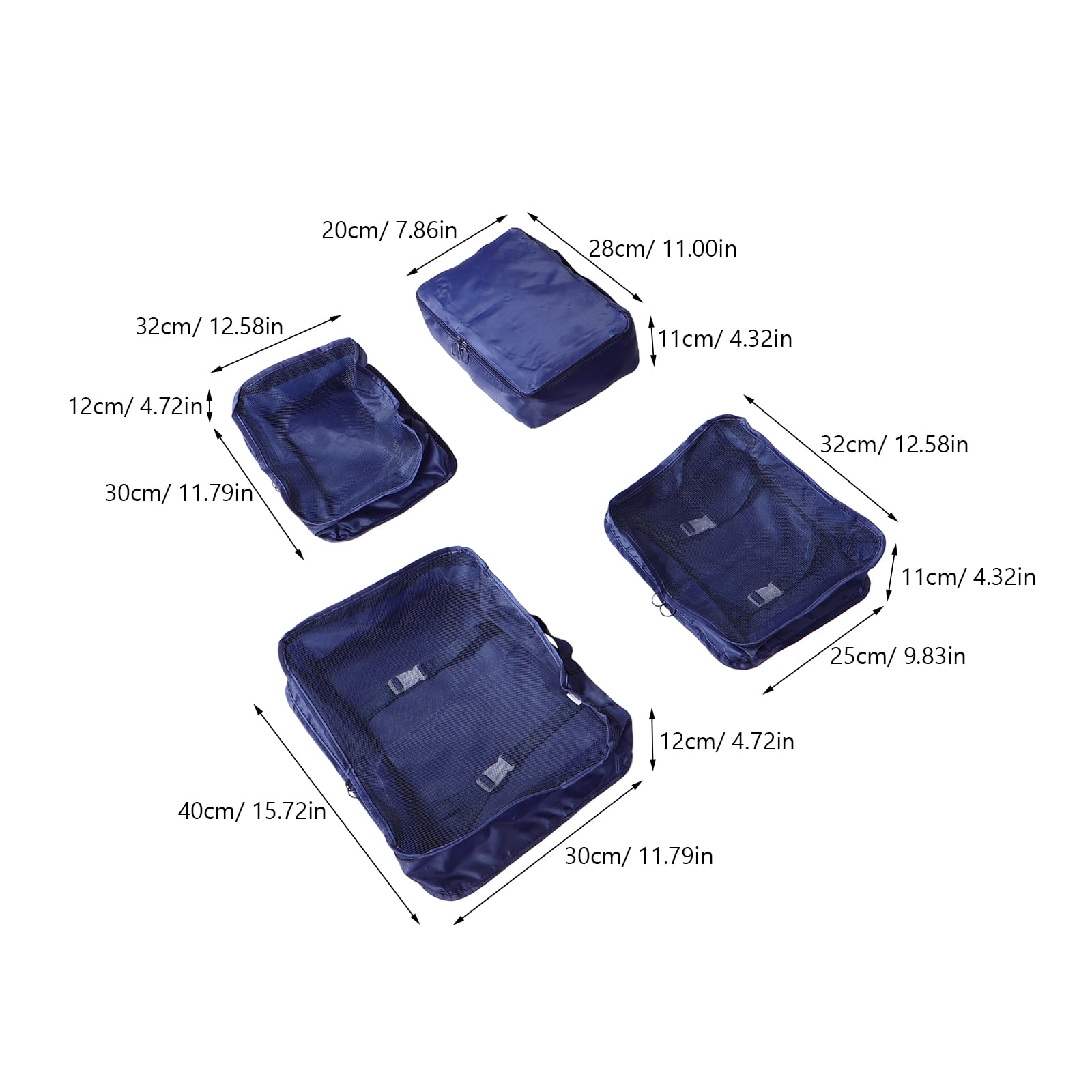 HOMEMAXS 1 Set Travel Garment Bag Luggage Organizer Bag Underwear Storage Bag For Traveling Luggage Packing Organizer Packing Cubes For Suitcases