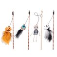 thumbnail image 7 of Matoen 2 Pcs Cat Teaser Halloween Toys Cat Toys Plastic Stick Interactive Teaser Cat Toy Wand Teasing Hangings for Cats, Indoor Cats Cute Tease Stick, 7 of 7