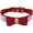 Red, variant on Crystal Dog Collar with Bow Tie Rhinestone Puppy Collars Bling for Cat Dogs,23Size Available
