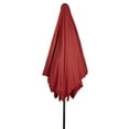 thumbnail image 5 of Northlight 8.85ft Outdoor Patio Lotus Umbrella with Hand Crank, Terracotta, 5 of 6