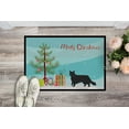thumbnail image 2 of Black Chantilly Tiffany Cat Merry Christmas Door Mat, 2 of 4