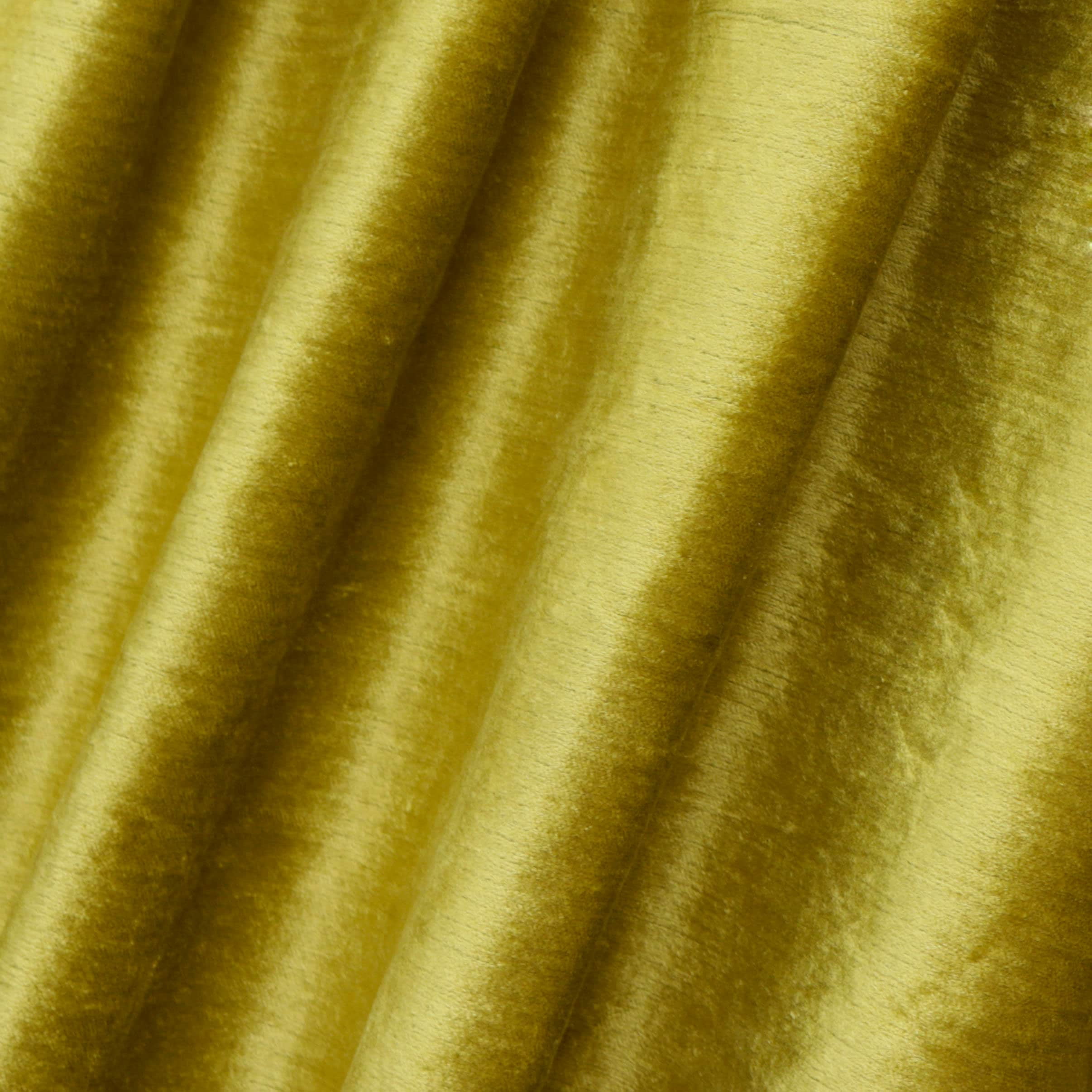 Chartreuse Flowers Jacquard Velvet Fabric By The Yard in 2023